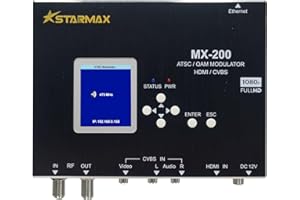 StarMax MX-200 HDMI/CVBS to ATSC/J.83B QAM Modulator (1080p HD)