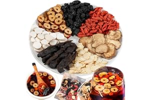 LAMVPKER Kidney Tea Formula Ginseng Six Treasure Tea, Ginseng Five Treasures Tea Kidney Tea, Organic Kidney Cleanse Herbal Tea (10 bags/1Box)