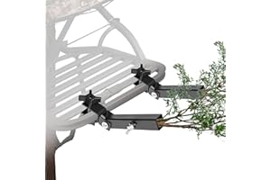 SFNSM 2Pcs Metal Hunting Tree Stand Branch Holders, Adjustable Hunting Branches Support Hunting Branch Holder for 3/4"-1" Tree Stand Platform, Heavy Duty Hunting Blind Accessories Treestand Accessories