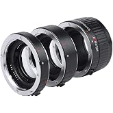DG-C Auto-Focusing Macro Lens Extension Tube Compatible for Canon EF/EF-S Lens and DSLR Camera 5D 6D 7D 10D 30D 50D 70D 90D 200D 400D 600D 800D 1300D 2000D T7 T6 T5 T4i SL3