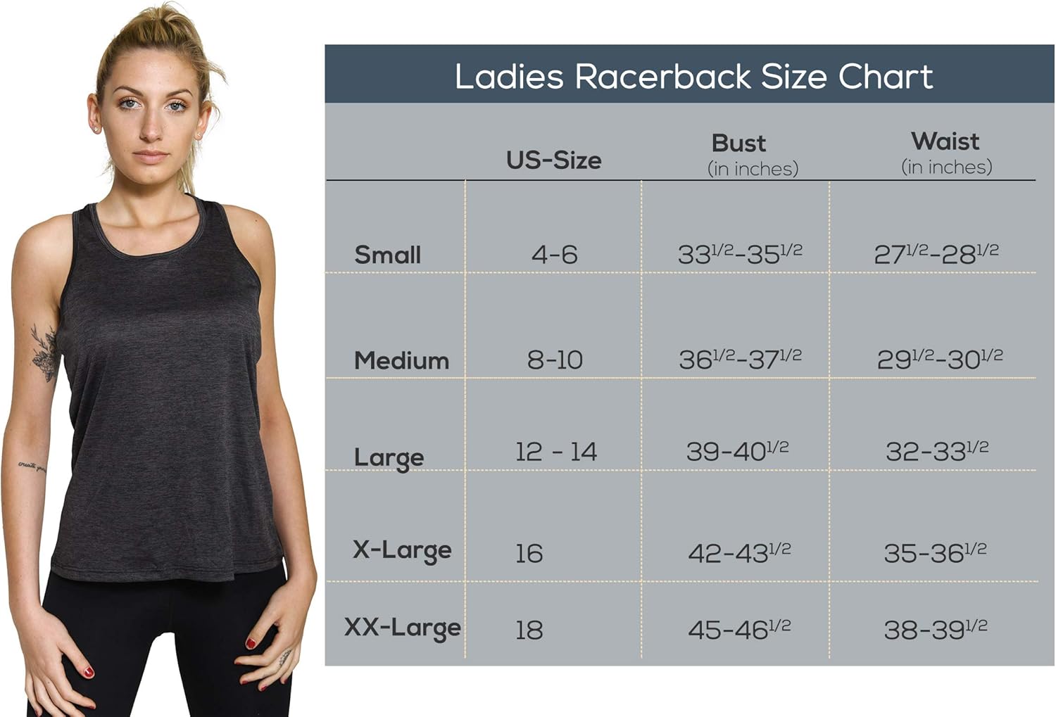 5-Pack Women's Racerback Tank Top Dry-Fit Athletic Performance Yoga Activewear at  Women’s Clothing store