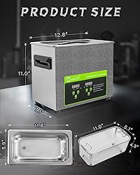 ONEZILI Ultrasonic Cleaner 6L, Upgraded Deep