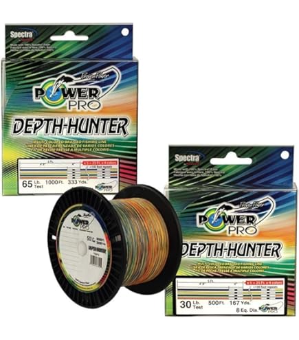 シマノ　POWER PRO DEPTH HUNTER 65Lb 4500Ft PowerPro 21100650333J 333 Yard Depth-Hunter Metered Line (65