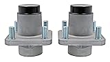 Front Wheel Hub Kit with Bearings Seals Compatible