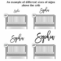Wooden Name Signs for Nursery Custom Baby Name Sign