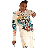 SCREENSHOT Mens Urban Premium Fleece Hoodie - NYC Streetwear Fashion Embroidery Patch Gel Print Hooded Sweatshirt