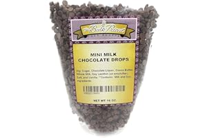 THE BULK-PRICED FOOD SHOPPE Mini Milk Chocolate Chips, Bulk Size, Baking Chips (1 lb. Resealable Zip Lock Stand Up Bag)