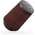K&N High-Flow Original Lifetime Universal Clamp-On Air Filter: High Performance, Premium, Washable: Flange Diameter: 3 In, Filter Height: 5.75 In, Flange Length: 0.75 In, Shape: Round Tapered, RU-5111