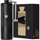 TIMEMORE C5 ESP Pro Manual Coffee Grinder with S2C-042-III Conical Burr, 0.015mm Precision Adjustment, All-Metal Portable Hand Coffee Mill for Espresso/French Press/Pour Over - Black
