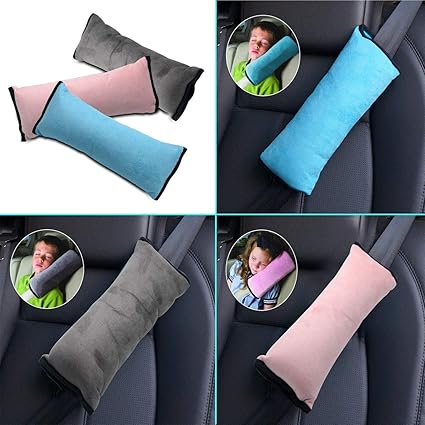 Maso Seat Belt Pillow 2pcs Car Seat Belt Covers For Kids