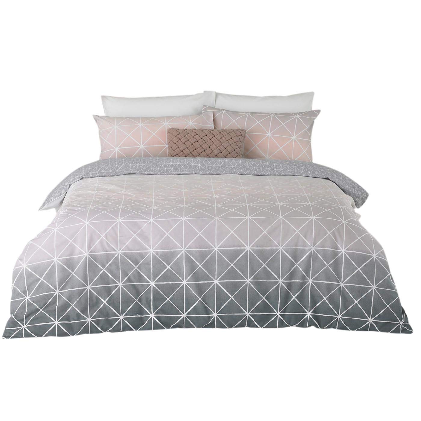 furn. Spectrum Single Duvet Cover Set, Cotton, Polyester, Mutli