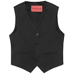 Marvelous World Boys' Suits Slim Fit Vest Set 2