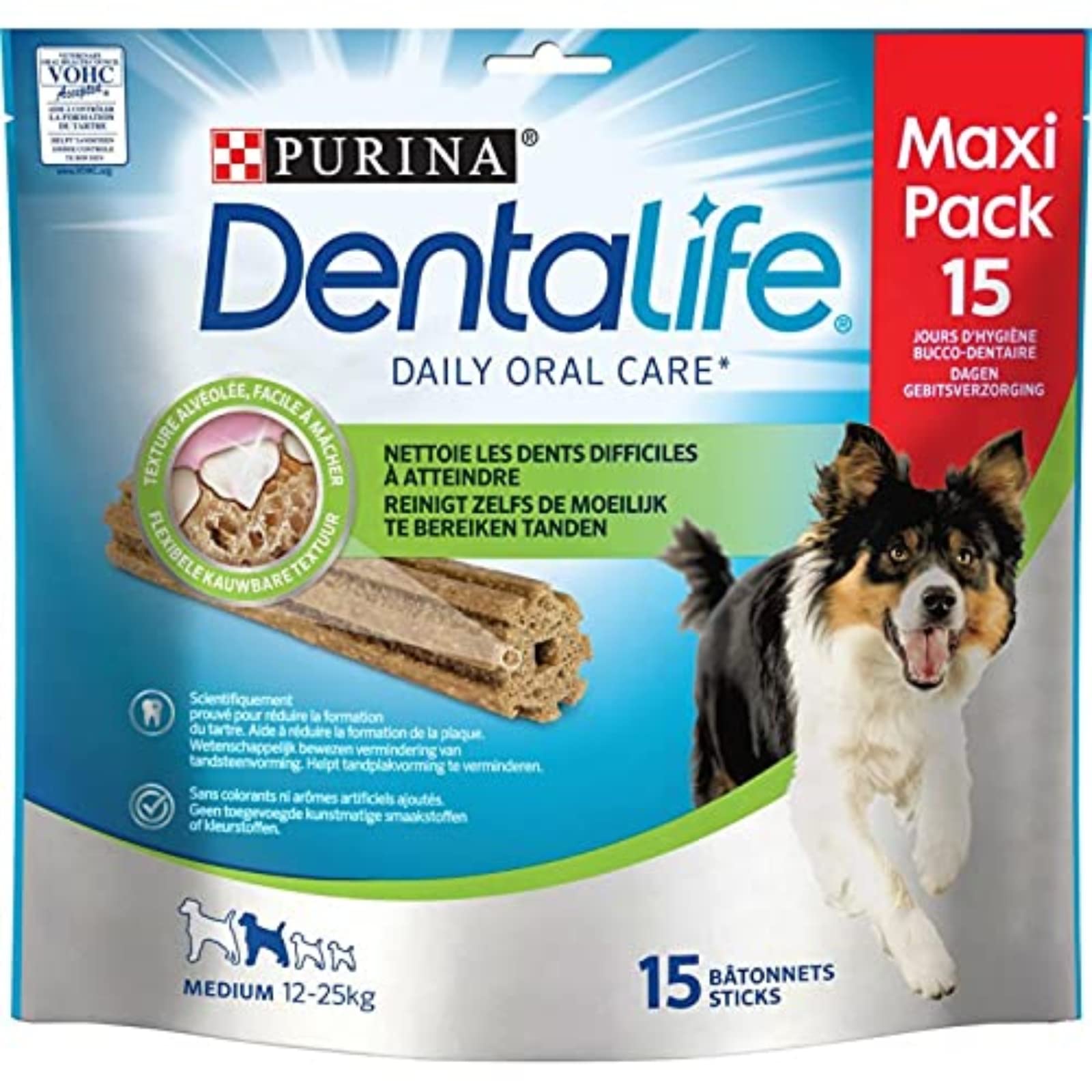 Purina DentaLife Sticks for Dogs - Medium, 15 Sticks