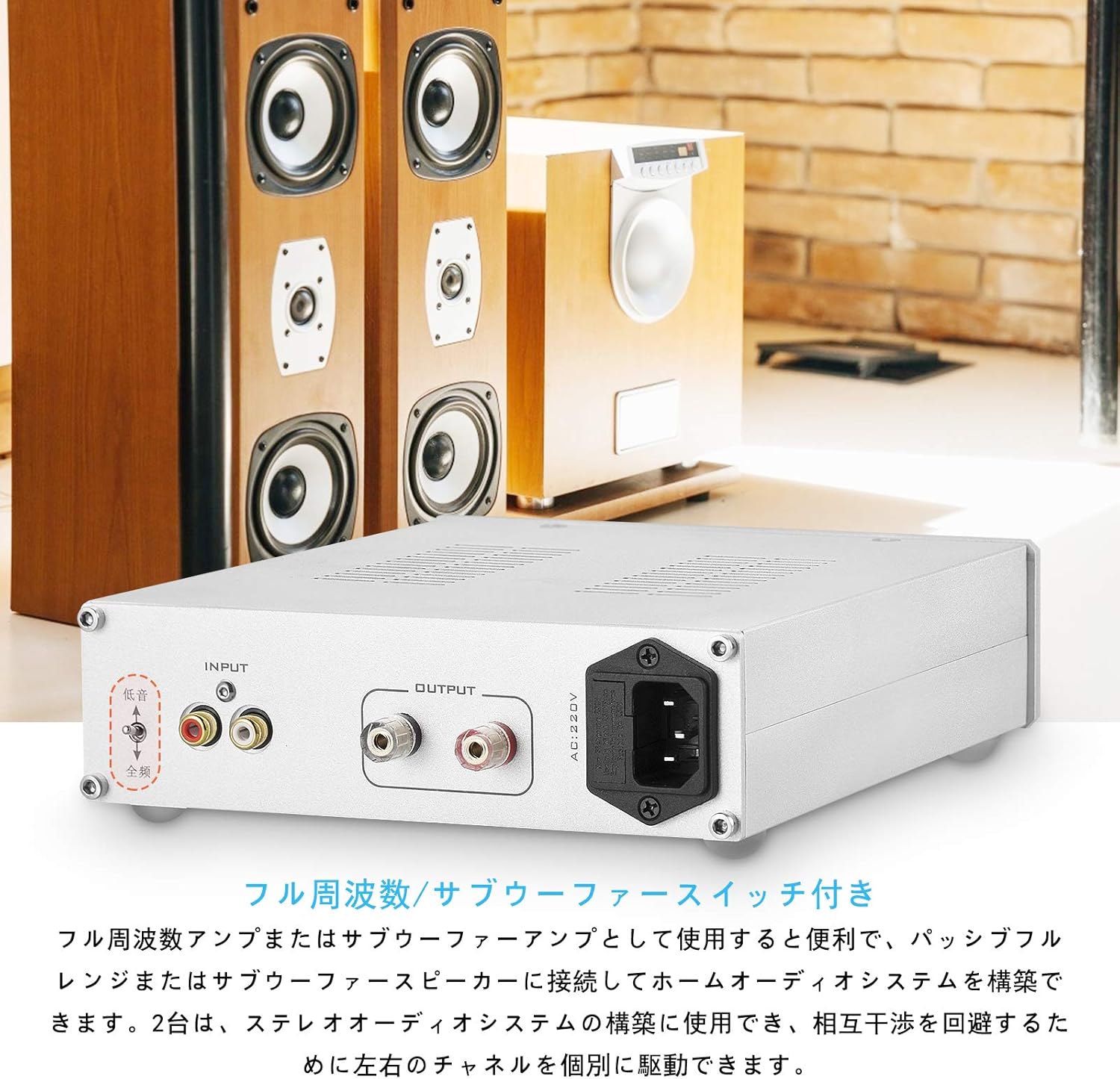 Amazon Co Jp Nobsound Tpa3255 B Hifi 600w モノサブウーファー フル周波数 パワーアンプ ホームオーディオ デジタルアンプ 家電 カメラ