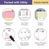 VEYLIN 2026 Wall Planner Academic Calendar 85x58 cm A1 Large with Stickers view 3