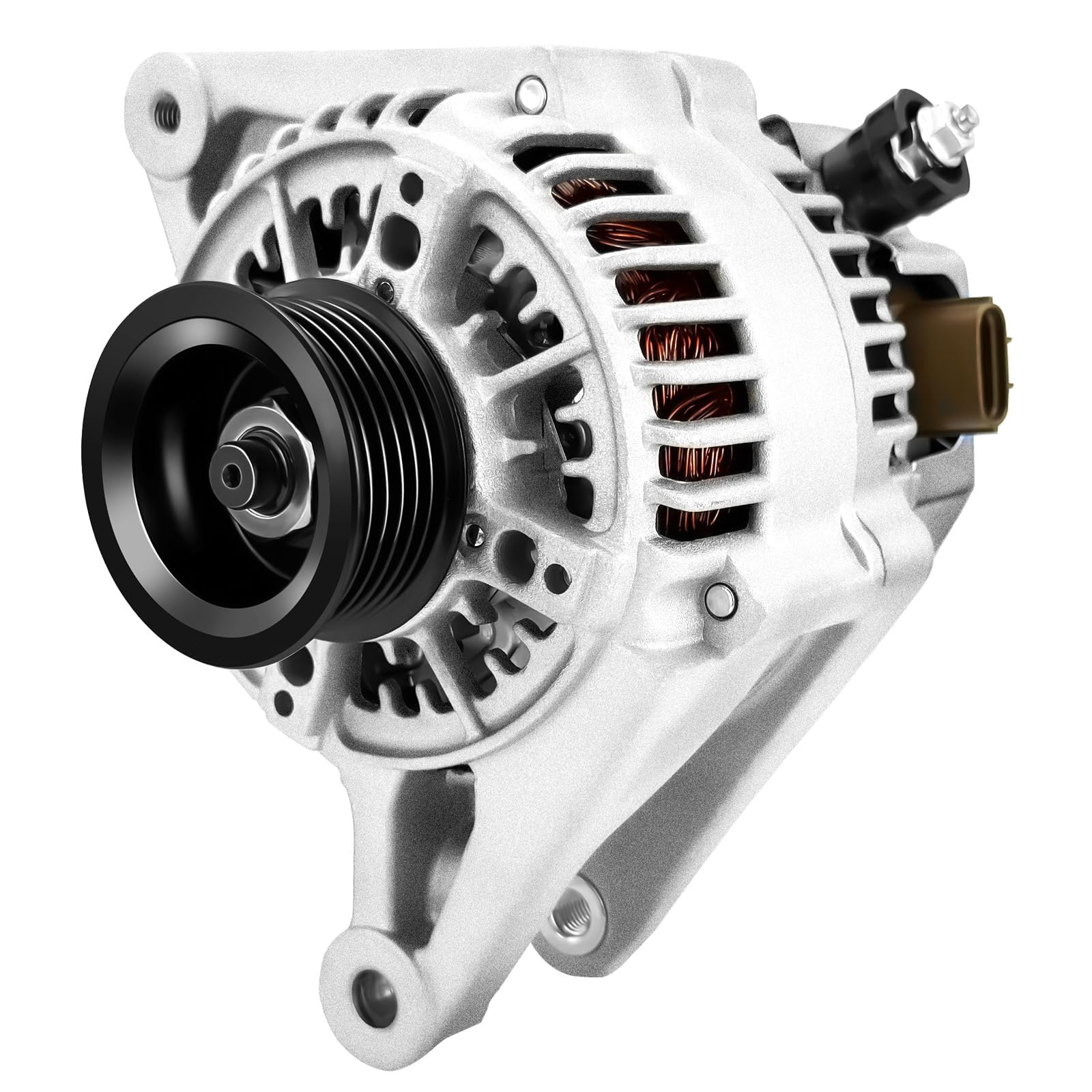 Photo 1 of New Alternator Compatible with 2003-2008 Pontiac Vibe L4 1.8L, 2003-2008 Toyota Corolla Matrix, 2000-2005 Celica MR2 Spyder, Automotive Replacement Alternators Replace #27060-0D110 13878