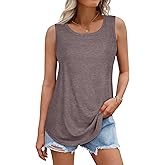 Tank Tops for Women Summer Sleeveless Casual Loose Fit Tunic Tops