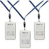 Retevis RT20 Rechargeable Walkie Talkies for Adults Seniors Wearable Mini 2 Way Radios with VOX Keyboard Lock Clear Audio(Sil