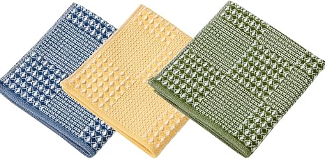 Amazon 今治タオル ハンカチ メンズ 男性 3枚 セットc ブロックワッフル ふわふわ やわらか ネイビー イエロー グリーン ハンドタオル ホーム キッチン オンライン通販