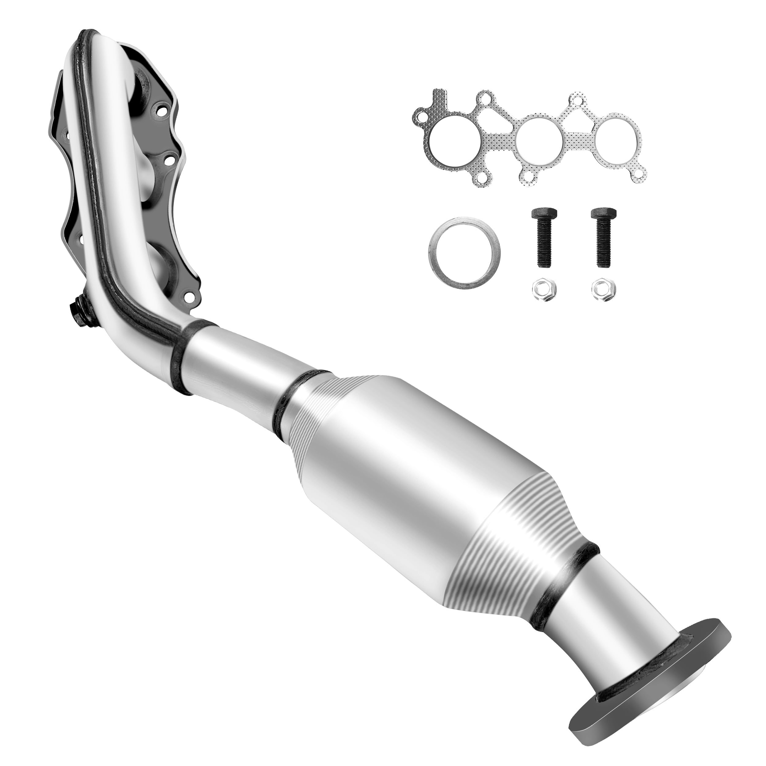 Photo 1 of [Front Right]FortunaFlow Exhaust Manifold Catalytic Converter Compatible with Lexus IS250 2006-2015 2.5L,only AWD,Reference 16635(EPA Compliant high flow catalytic converter+Bank 2)