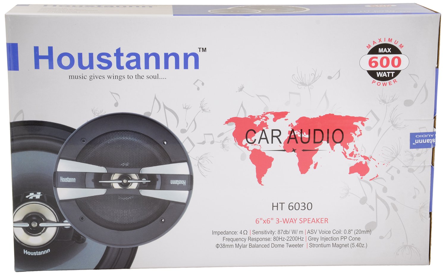 houstannn car music system price