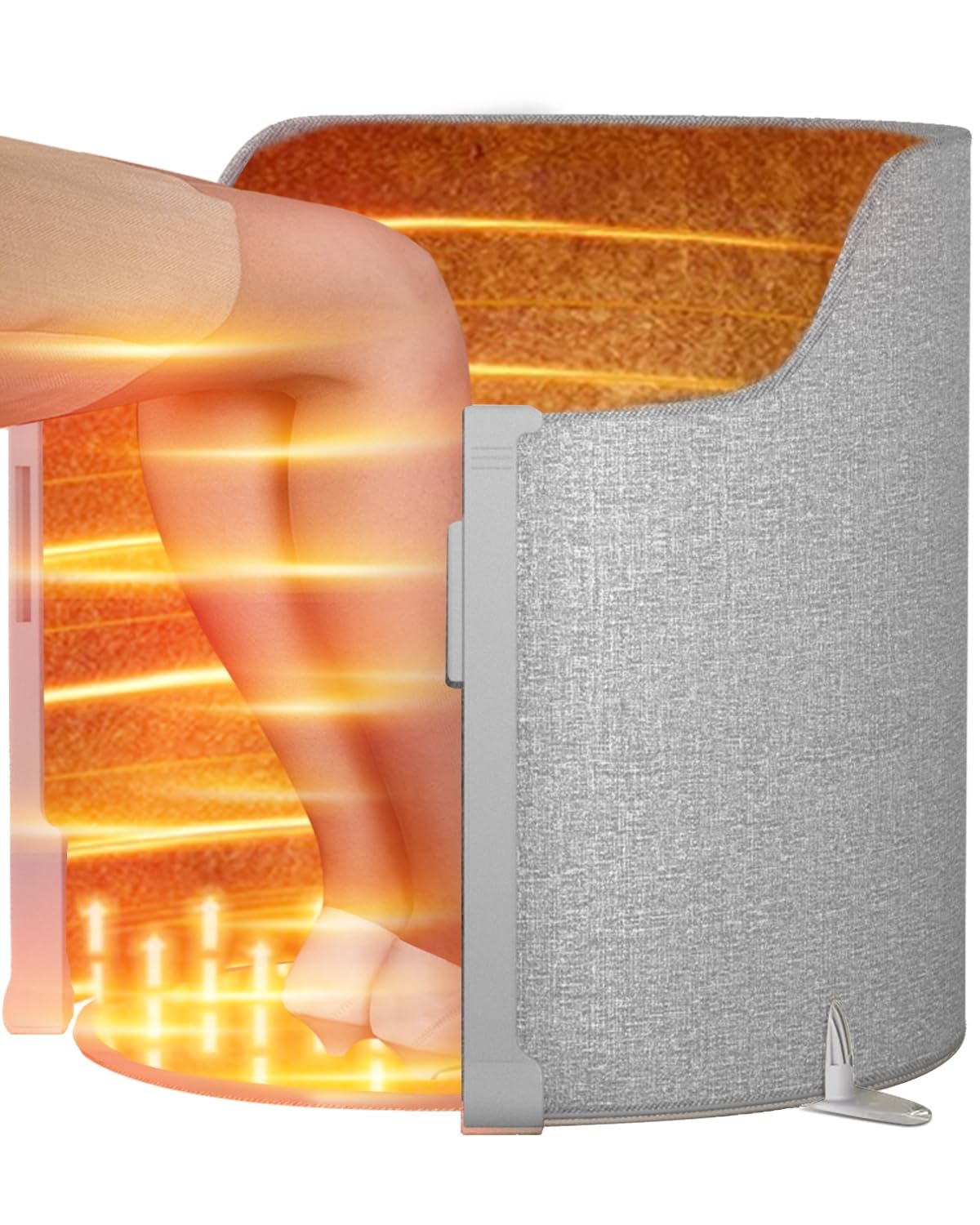 Photo 1 of Heated Floor Mat, Quiet Foot heater with Thermostat and Timer Indoor Use for Leg UEMUSI