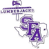 Desert Cactus Stephen F. Austin State University SFA Lumberjacks Sticker Vinyl Decal Laptop Water Bottle Car Scrapbook (4 Inch Set V1)