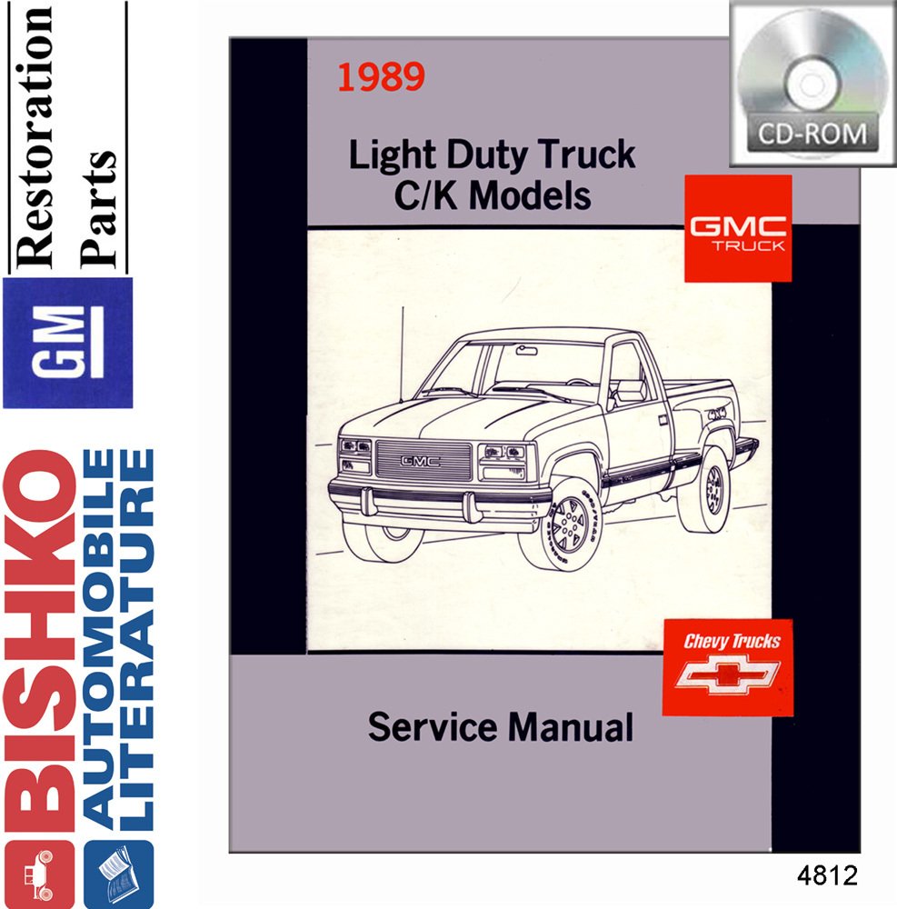Amazon.com: bishko automotive literature 1989 Chevy GMC 10-35 Pickup Truck  Shop Service Repair Manual CD Engine: Automotive