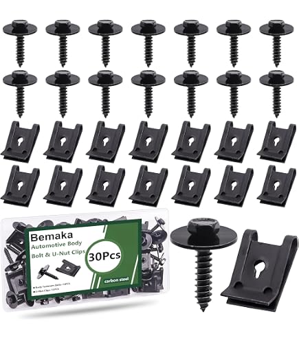 Tuercas En U Extruidas 1/4 X 20 Para Ford Y GM - Para Guardabarros, Paneles Y Campanas