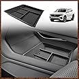 Muslogy Lower Center Console Organizer Compatible with Volkswagen Atlas & Cross Sport 2024 2025 Interior Accessories Insert Storage Tray Divider(Lower Center Console Tray)