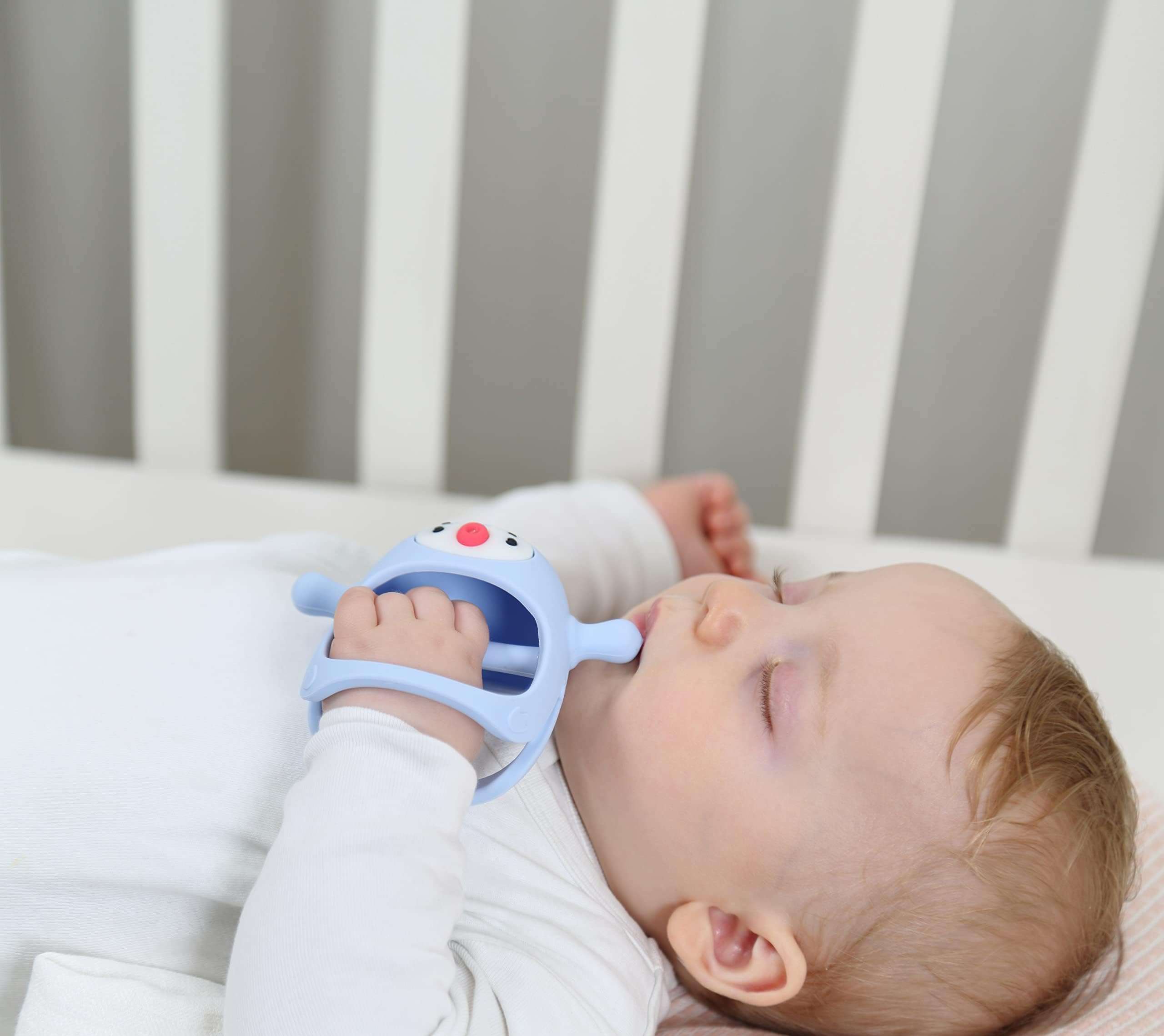 Smily Mia Baby Teething Toys, Penguin and Reindeer Gift Set for