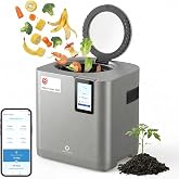 Airthereal Revive R800 5L Smart WiFi Electric Kitchen Composter - Odorless, Self-Cleaning, 3 Modes for Efficient Composting, Reduces Food Waste by 90%, App-Connected for Carbon Footprint Data