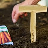 D.A.Y. Republic Wooden Dibber Tool - Seed Bulb Sapling Planter w/ Scale view 4