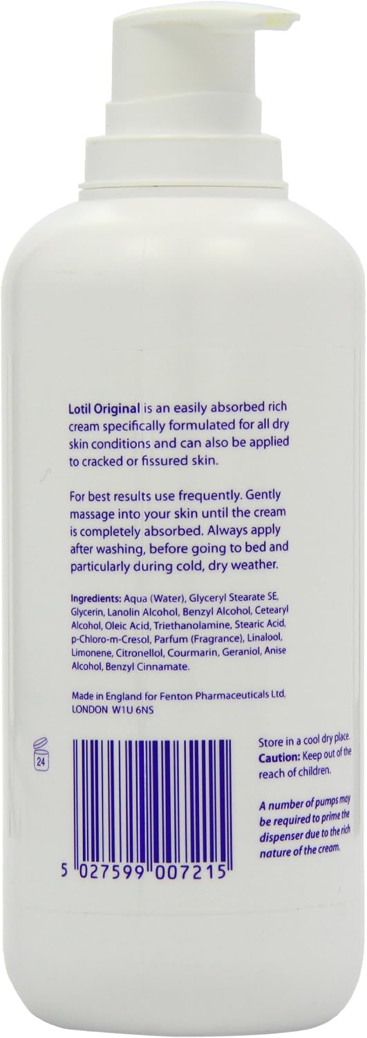 Lotil Moisturising Cream Pump Dispenser, 500 ml, 500 ml (Pack of 1) - Image 5