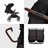 Ickle Bubba Venus Double Stroller Twin Pushchair Birth to 15kg per Seat view 4