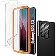 AACL [3+2 Pack] For Galaxy S22 Screen Protector & Camera Lens Protector for Samsung Galaxy S22 5G, 6.1 Inch, 7H Hybrid Film[Fingerprint Unlock][Anti-Scratch]