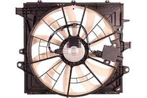 OTN TONG YANG TYG Radiator Cooling Fan Assembly Fit for Std Duty 16-18 Cadillac ATS Sedan 2.0T/3.6L/2.5L, 16-19 ATS Coupe/CTS Sedan 2.0T/3.6L, 16-20 Chevy Camaro Convertible/Coupe | 3-Pin | 22966146 GM3115256