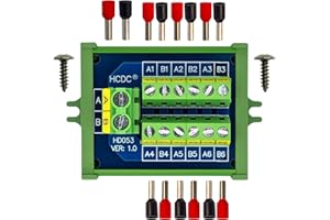Screw Mount 30Amp 48V 2x6 Position Screw Terminal Block Distribution Module