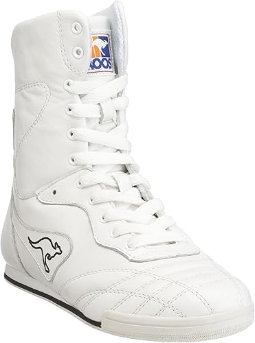 white kangaroo shoes