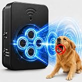 PawdTailEazy Smart Anti Barking Device for Dogs, 4-Emitter Ultrasonic Bark Deterrent, 50 FT Range, 3 Modes, USB Rechargeable Bark Control Box for 20-120 lb Dogs, Indoor Outdoor Use