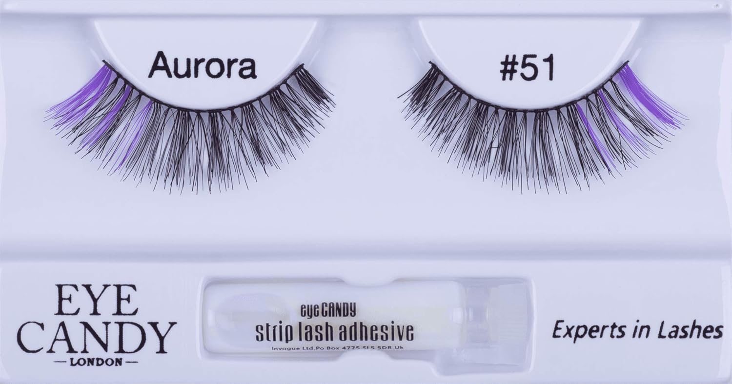 Eye Candy False Eyelashes Out of Darkness - Aurora, Black, 1.0 count, 1 pair (Pack of 1) - Image 5