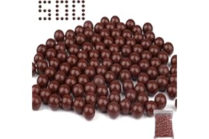 DINCRY Biodegradable Clay Slingshot Ammo for 3/8 Inch - Straight & Precise Practice Slingshot Ammo - 500pcs Nontoxic Pocket Slingshot Ammo