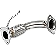 JY PERFORMANCE Front Flex Pipe Compatible With 2003-2007 2.4L Honda Accord Stainless Steel