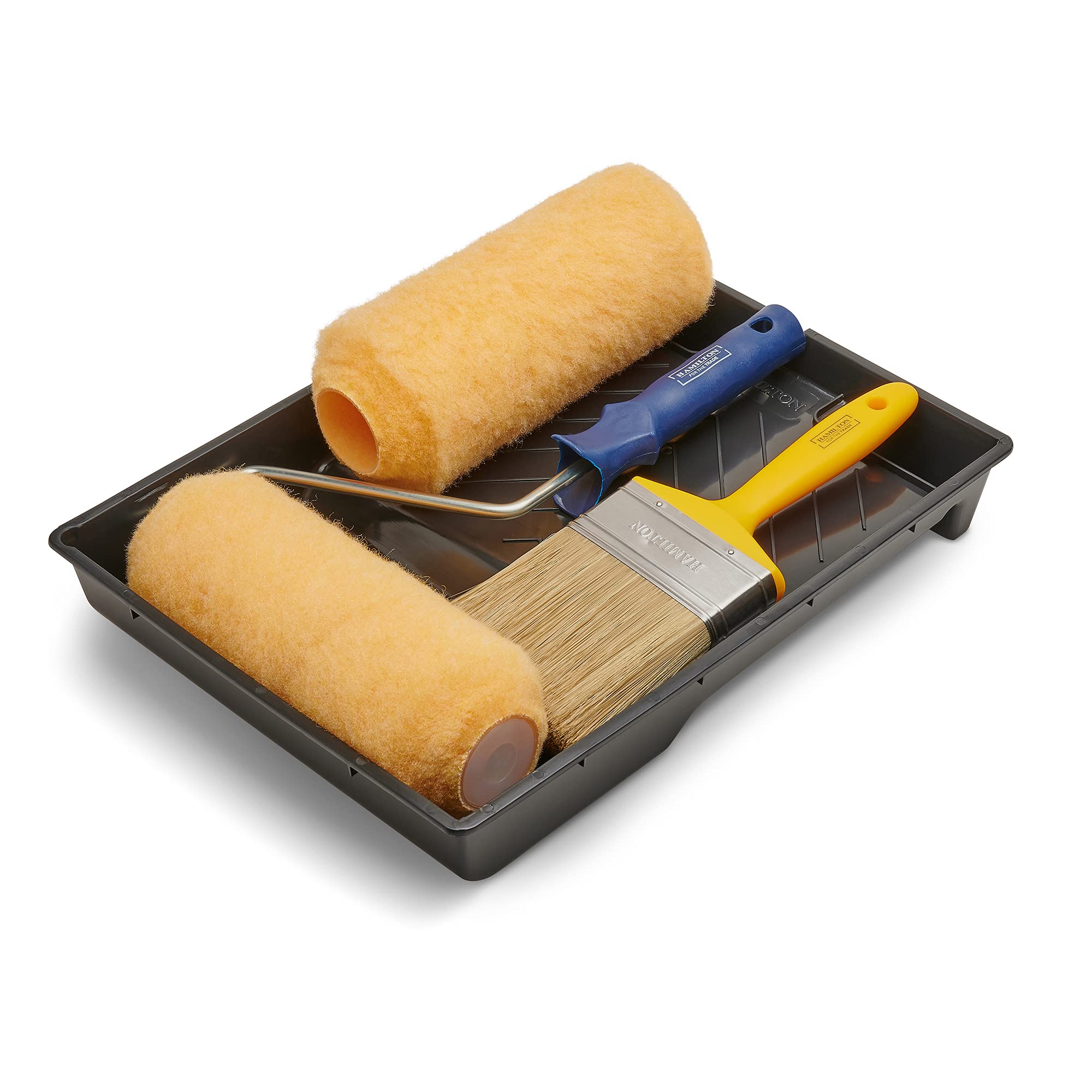 Hamilton for The Trade 5 Piece Masonry Brush and Roller Set with Tray, 9" 3561329-90