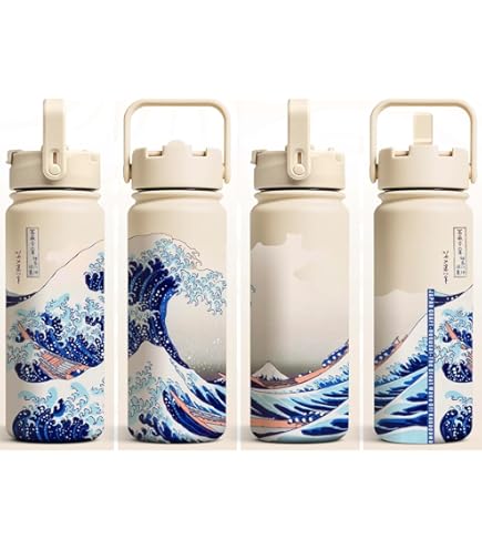 Amazon.com: MONBENTO - Insulated Water Bottle MB Steel Blossom 17