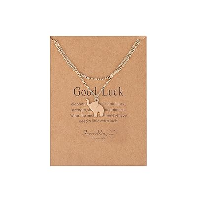 Elephant Pendant Necklace with Good Luck Message Nigeria Ubuy