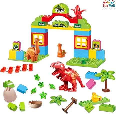 dinosaur block set
