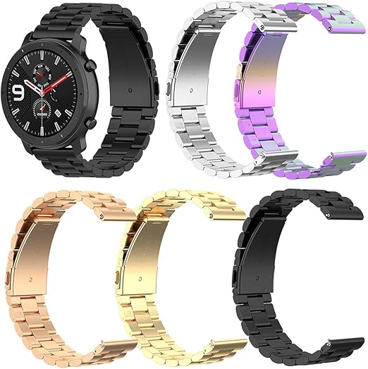 Correa de Acero para Xiaomi Huami Amazfit GTR 47mm Pulsera ...