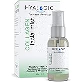 Hyaluronic Acid Collagen Facial Mist—Moisturizer Spray, Non-greasy Hydrating Primer & Makeup Setting Spray – Dye, Fragrance, & Cruelty-Free (2 oz)