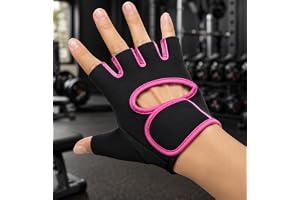 Luva para Academia Premium Antiderrapante Colante Neoprene Respirável, Ajustável e Confortável, Proteção Contra Calos para Musculação, Fitness – Qualidade Premium LNMAX®